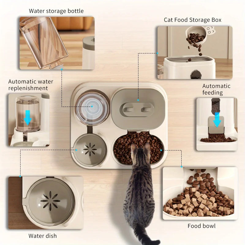Smart Spill-Proof Pet Feeder